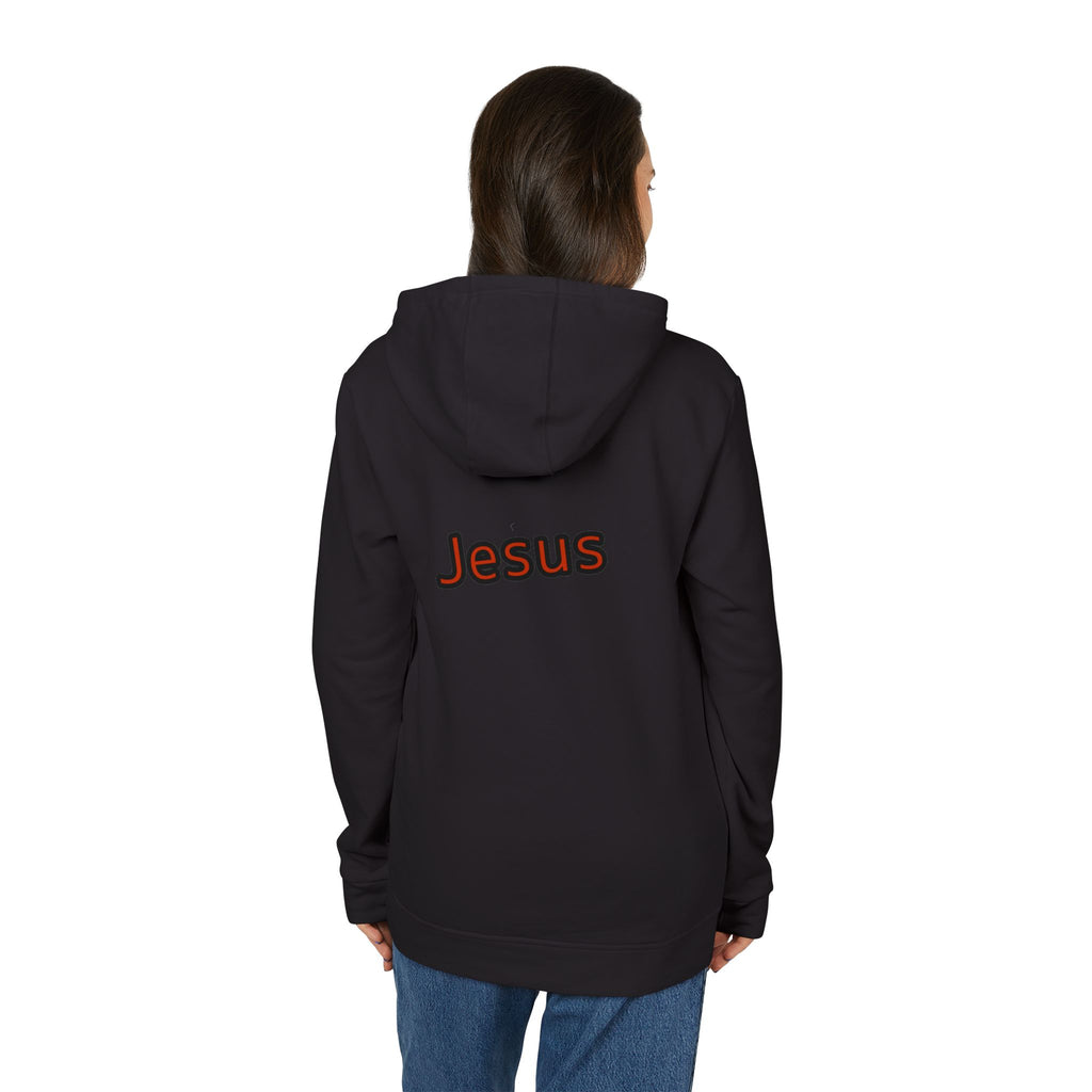 Jesus Crucifix adidas unisex Hoodie — God on the Cross  Christian Faith by LiLTay coat