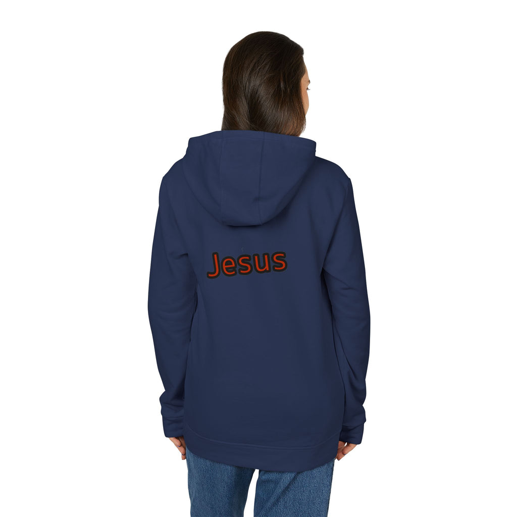 Jesus Crucifix adidas unisex Hoodie — God on the Cross  Christian Faith by LiLTay coat