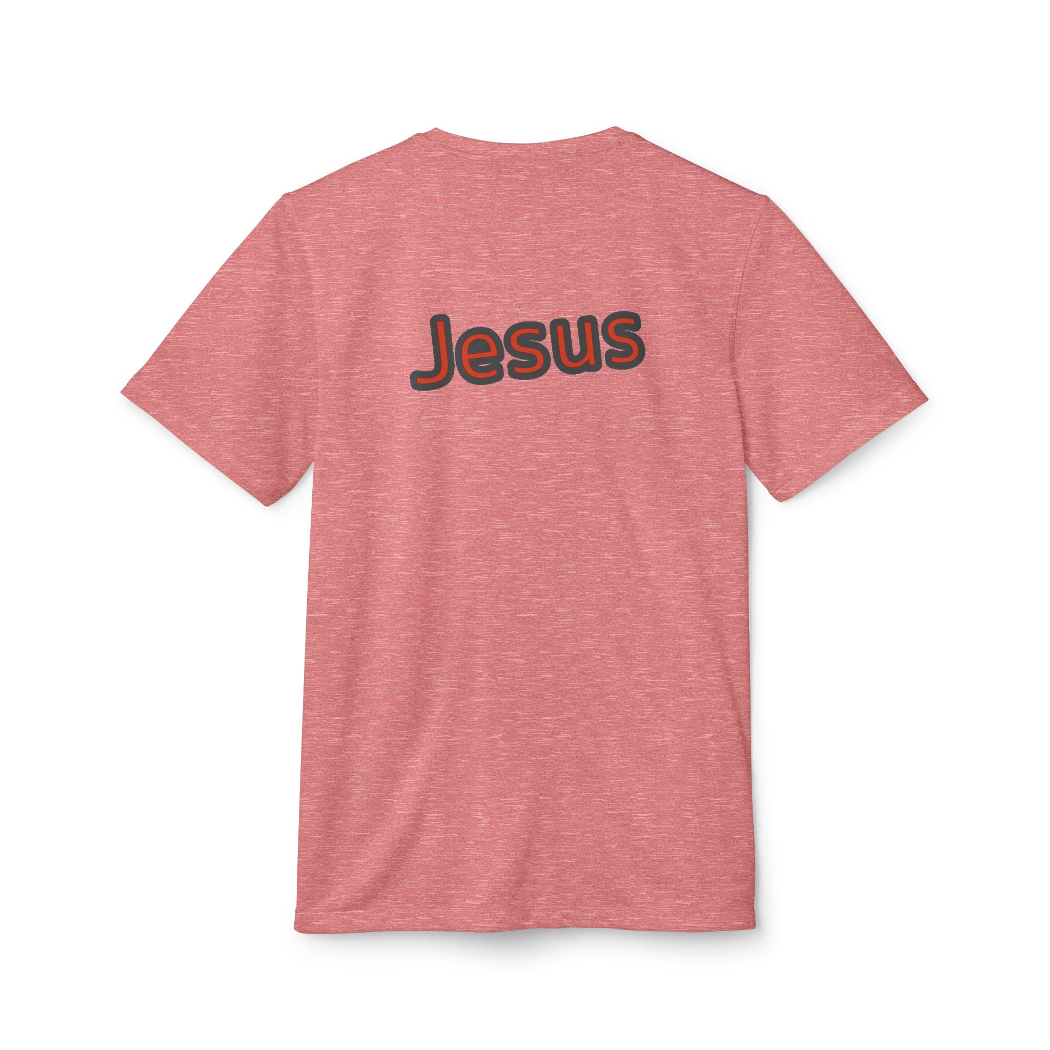 Jesus Crucifix adidas Unisex Sport T-shirt — Christian Faith Graphic Tee by LiLTay