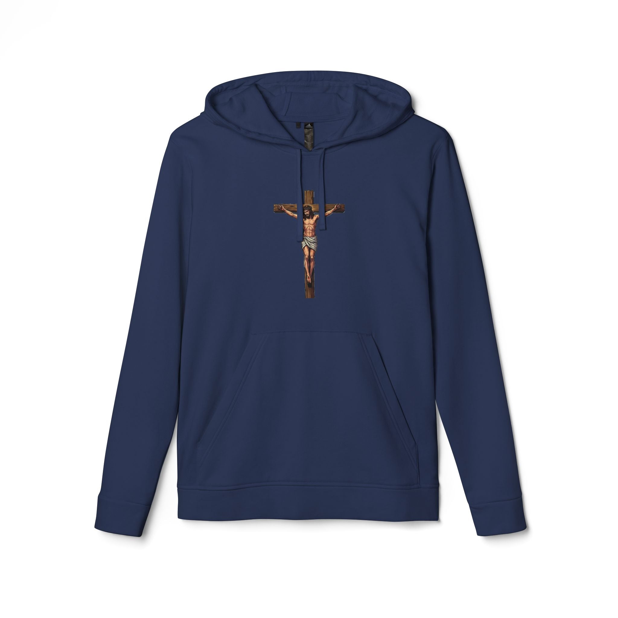 Jesus Crucifix adidas unisex Hoodie — God on the Cross  Christian Faith by LiLTay coat
