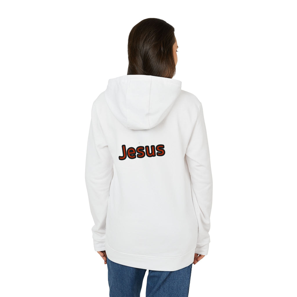Jesus Crucifix adidas unisex Hoodie — God on the Cross  Christian Faith by LiLTay coat