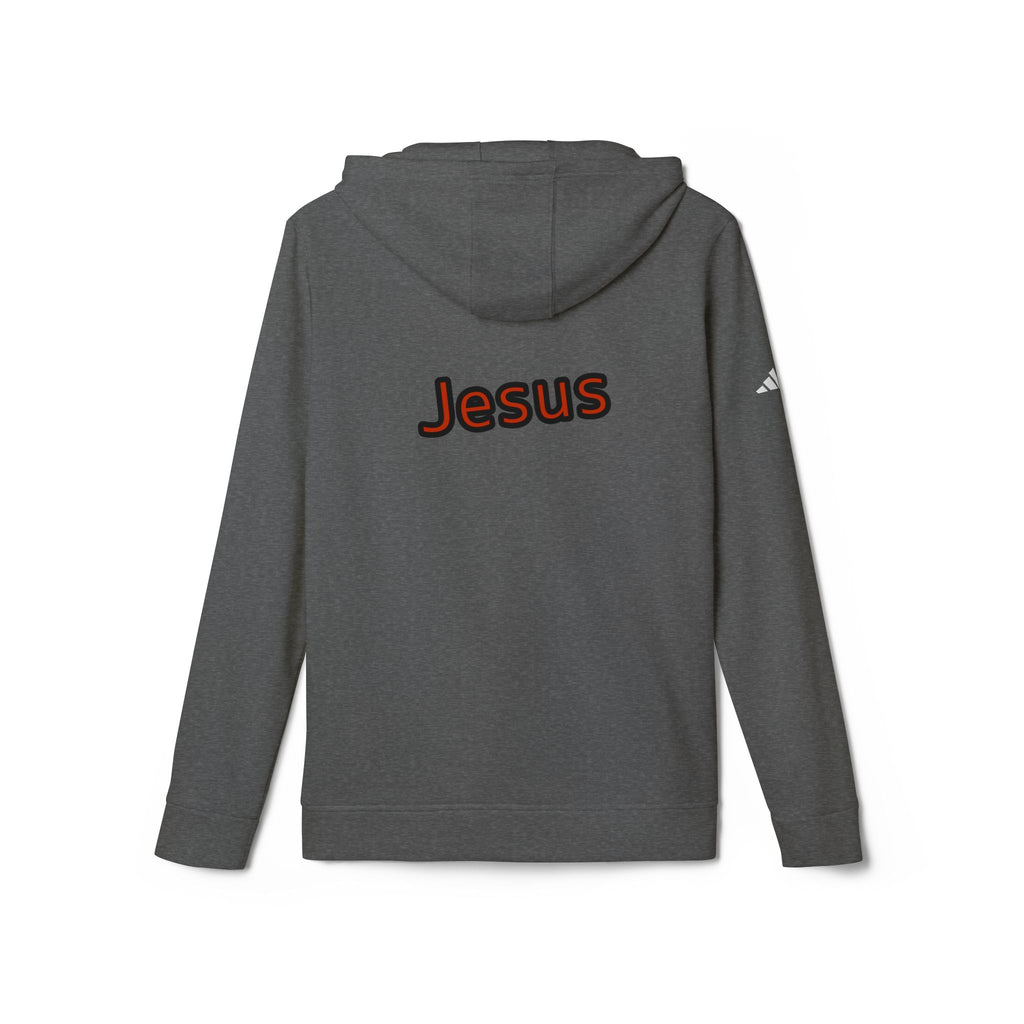 Jesus Crucifix adidas unisex Hoodie — God on the Cross  Christian Faith by LiLTay coat