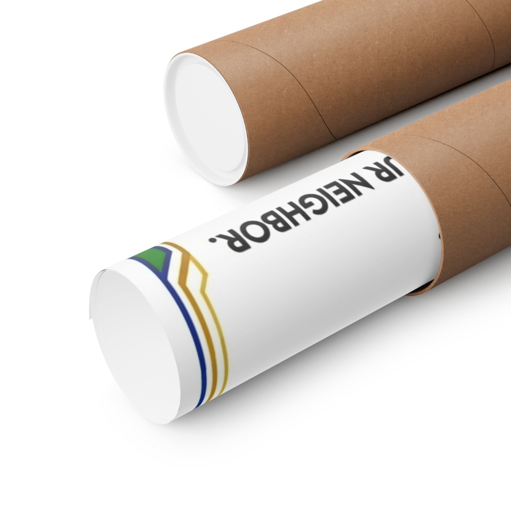 The 10 Commandments Matte Poster — Colorful Religious words from God by LiLTay (Horizontal) 2 sizes