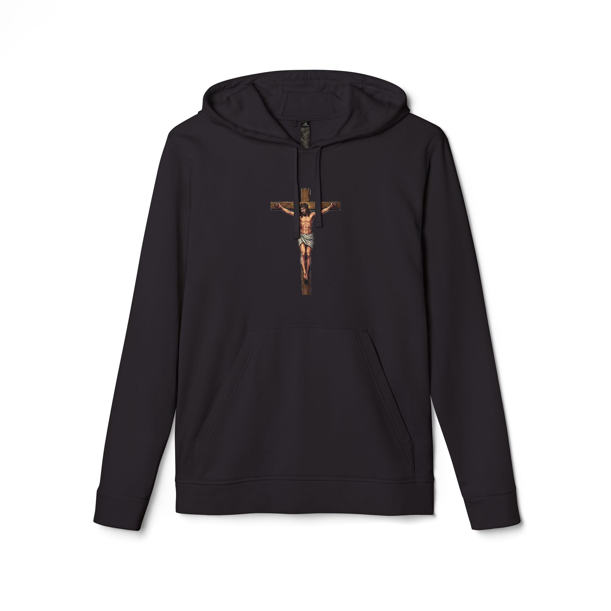 Jesus Crucifix adidas unisex Hoodie — God on the Cross  Christian Faith by LiLTay coat