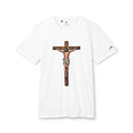 Jesus Crucifix adidas Unisex Sport T-shirt — Christian Faith Graphic Tee by LiLTay