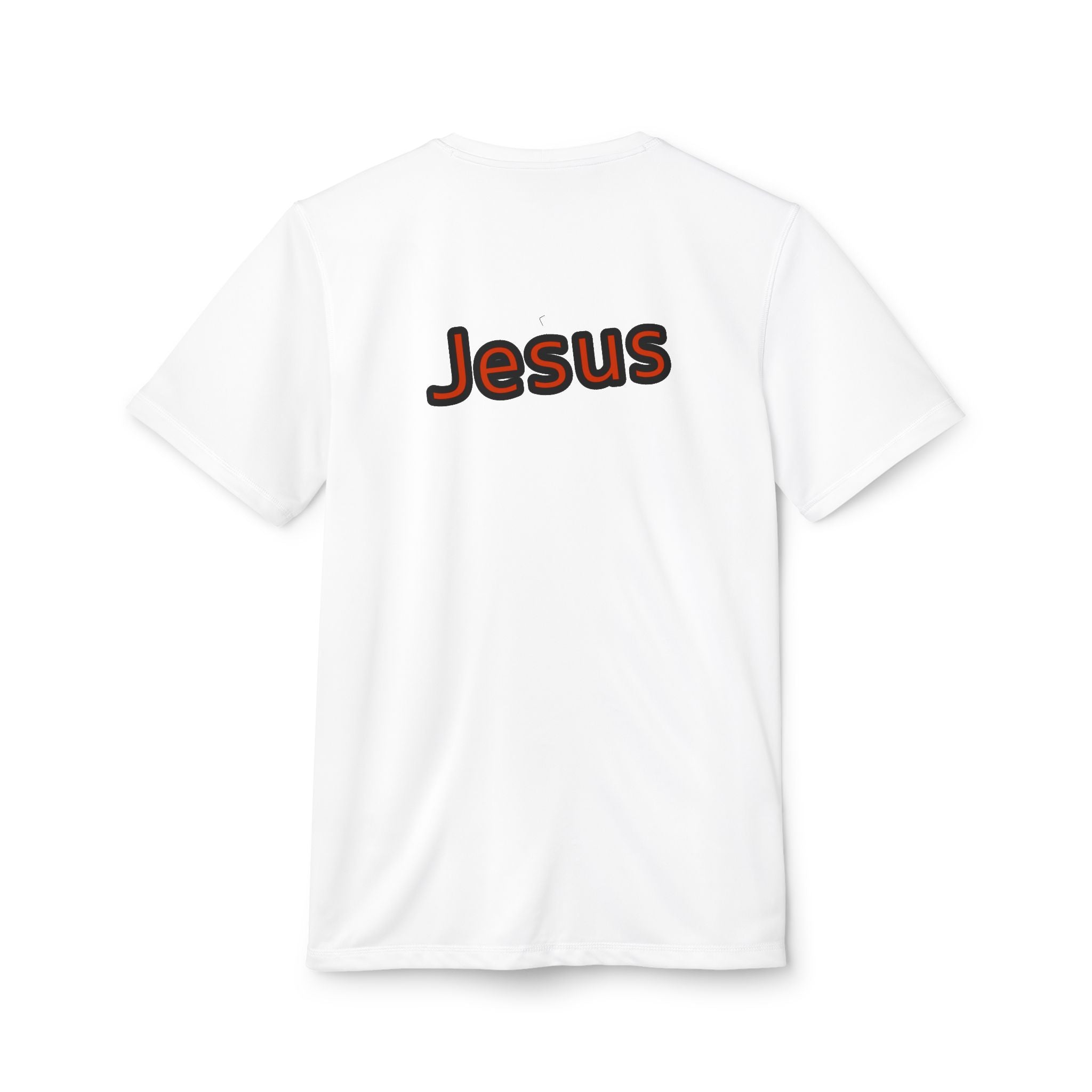 Jesus Crucifix adidas Unisex Sport T-shirt — Christian Faith Graphic Tee by LiLTay