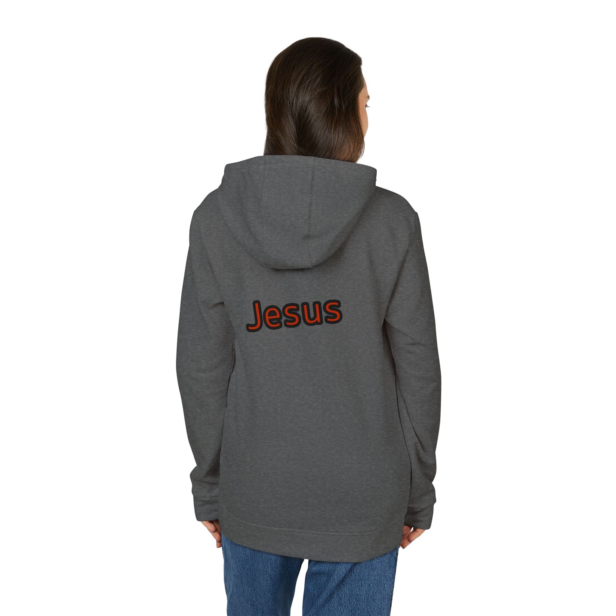 Jesus Crucifix adidas unisex Hoodie — God on the Cross  Christian Faith by LiLTay coat
