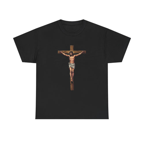 God Crucifix unisex Tee — Jesus on the Cross Christian Religious T‑Shirt